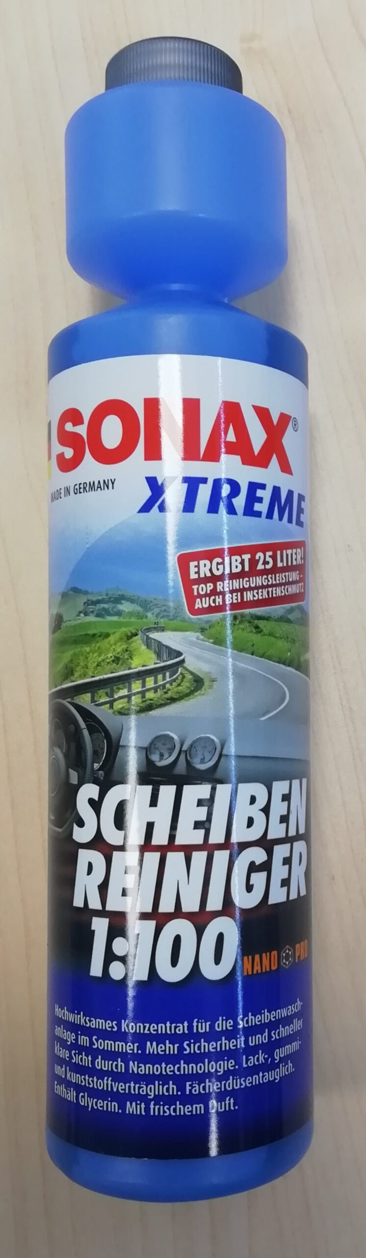 SONAX Auto Scheibenreiniger 1:100 NanoPro 250 ml Xtreme